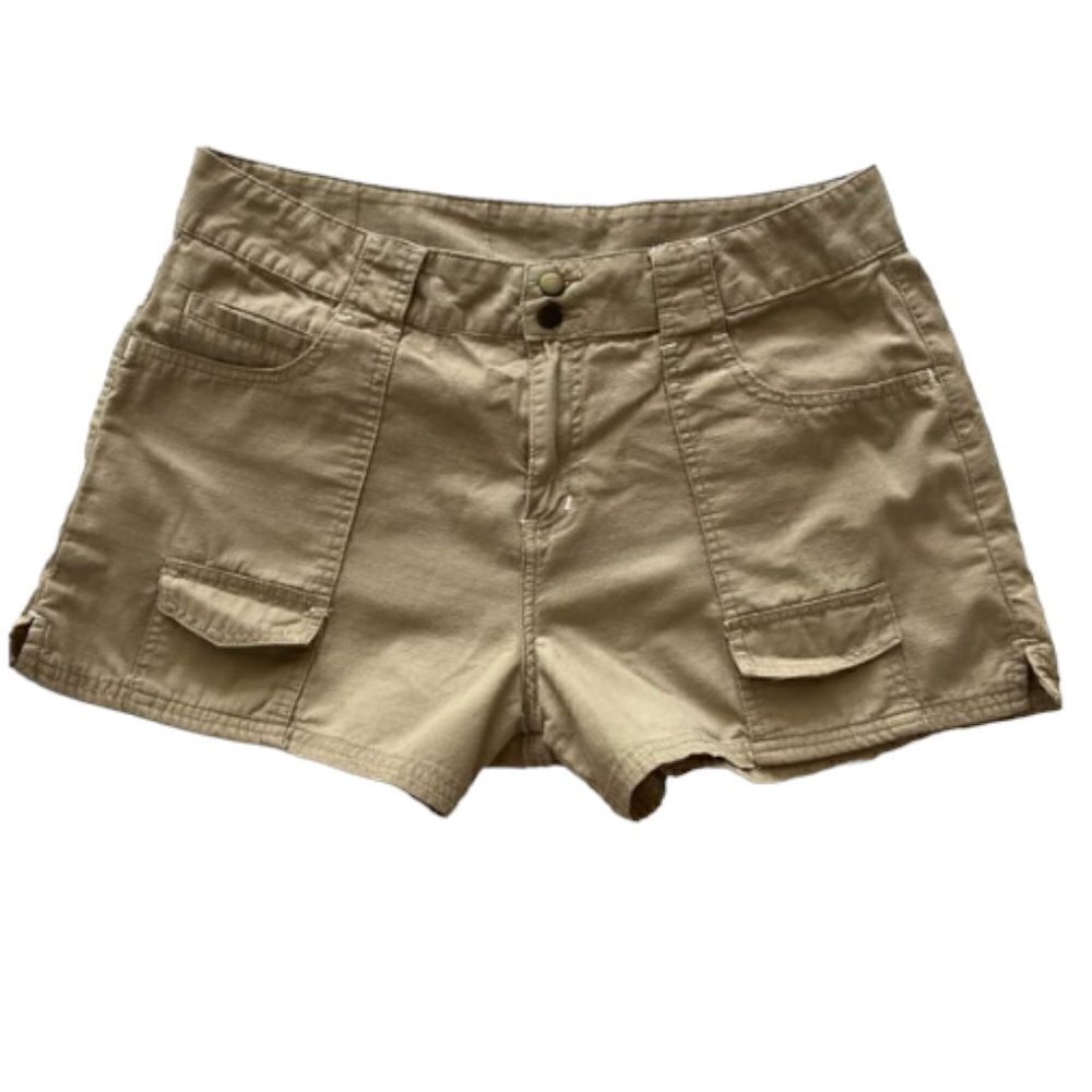 Tan Cotton Classic Cargo Shorts, 14